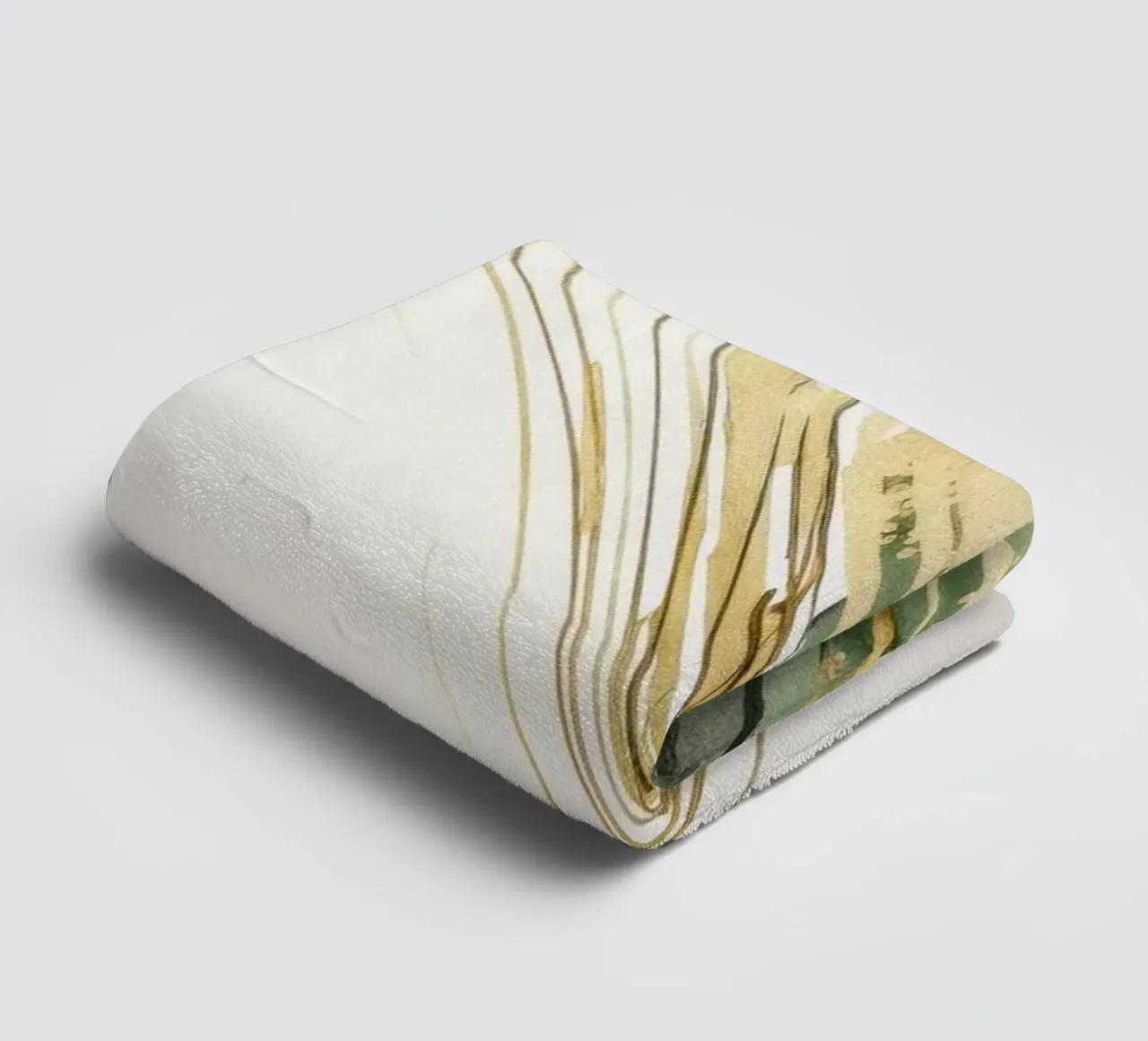 ABSTRACT ART Structures of silence towel by Melanie Viola