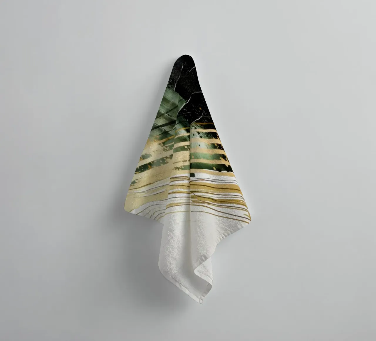 ABSTRACT ART Structures of silence towel by Melanie Viola