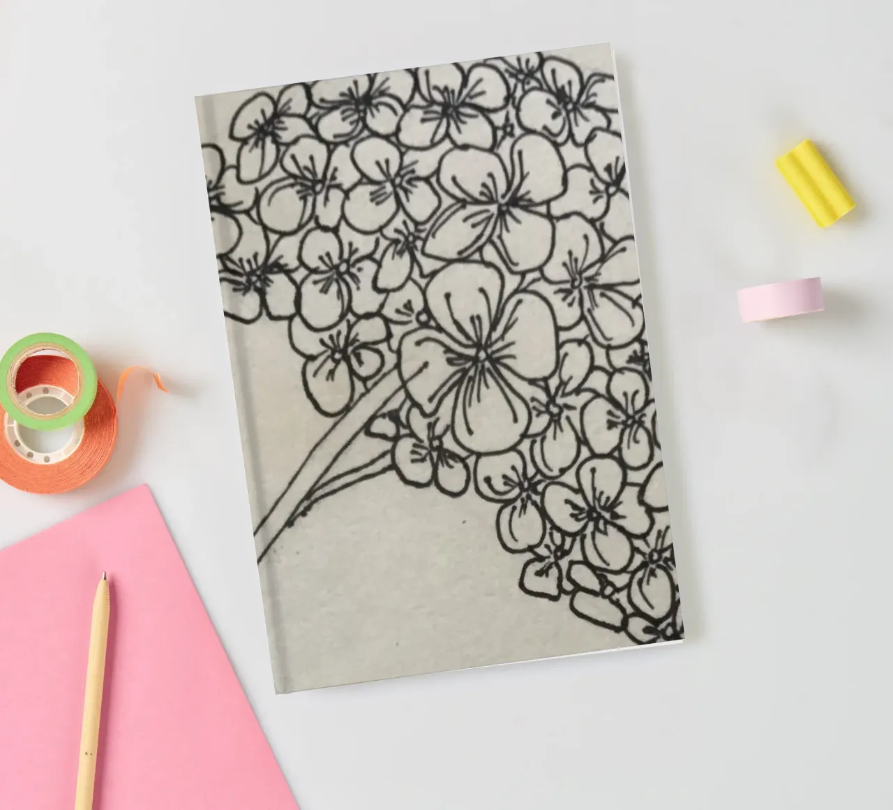 Hydrangea notebook by meipunkt