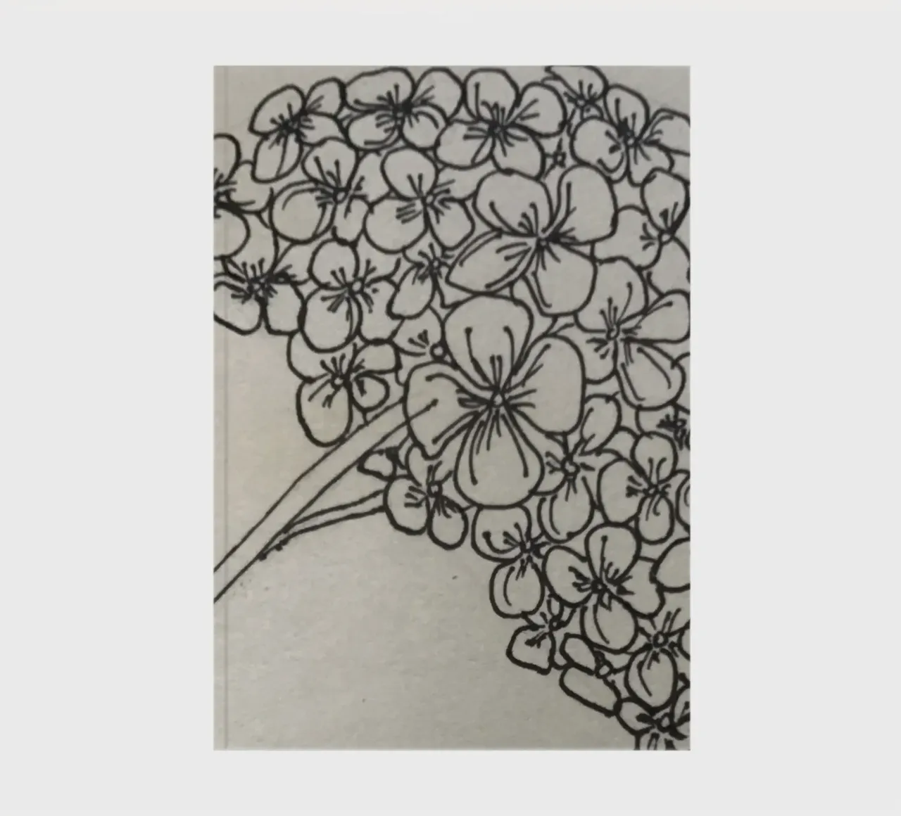 Hydrangea notebook by meipunkt