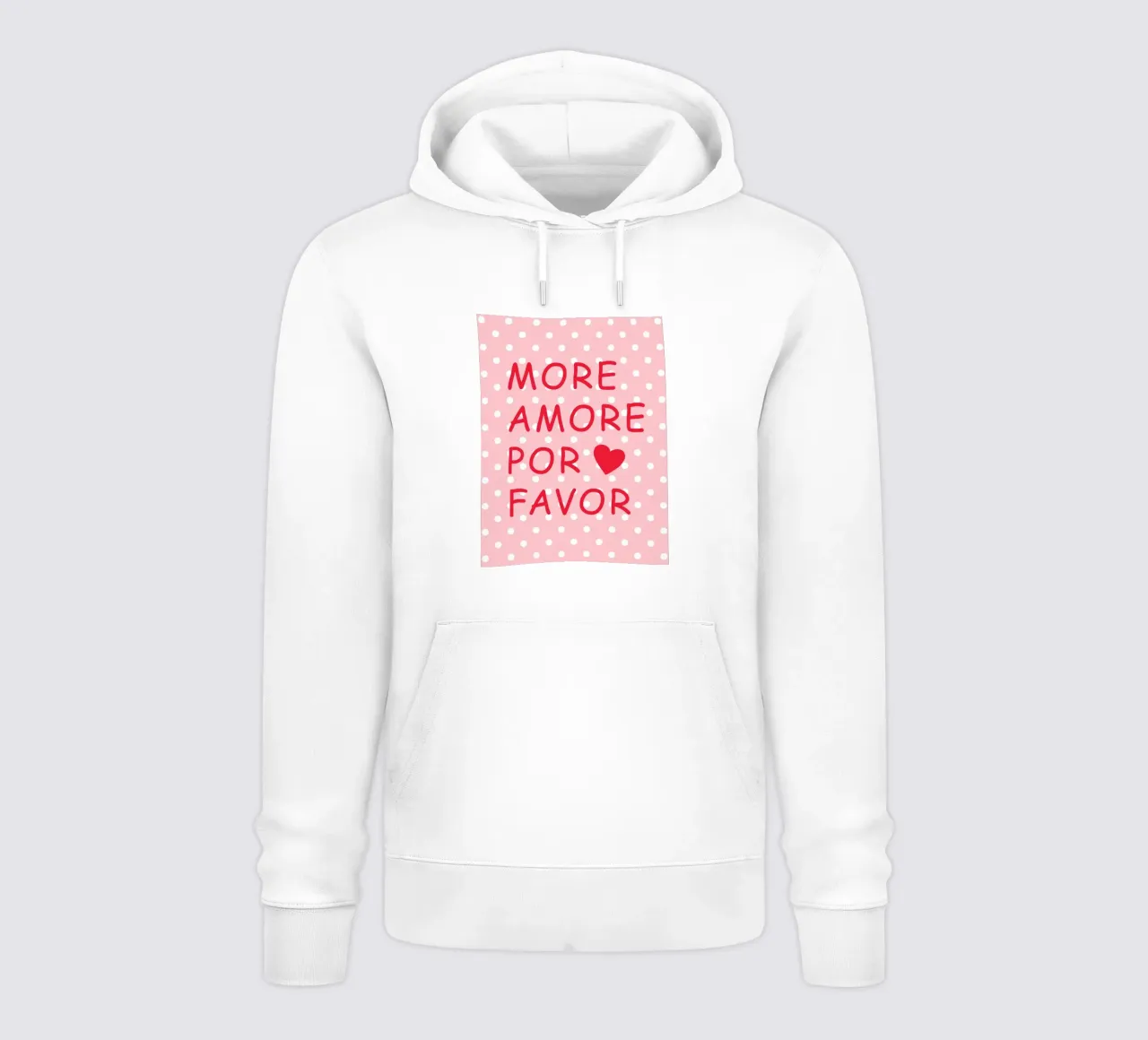 Messaggio di amore sentito felpa con cappuccio da Carina Pop & Pastell