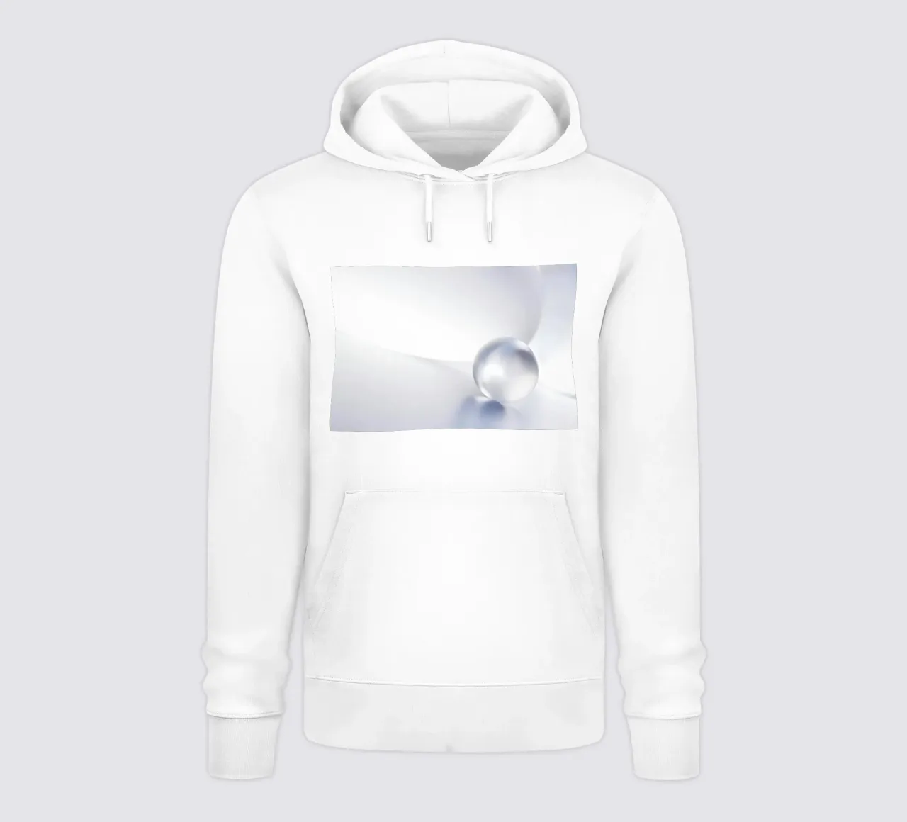 Sfera trasparente felpa con cappuccio da lesuki