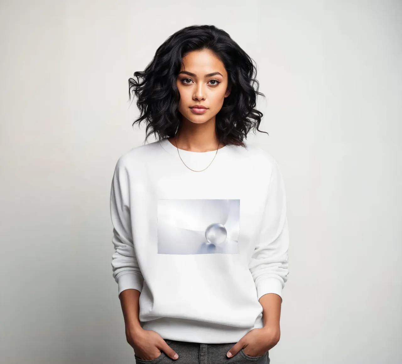 Transparent sphere sweatshirt by lesuki