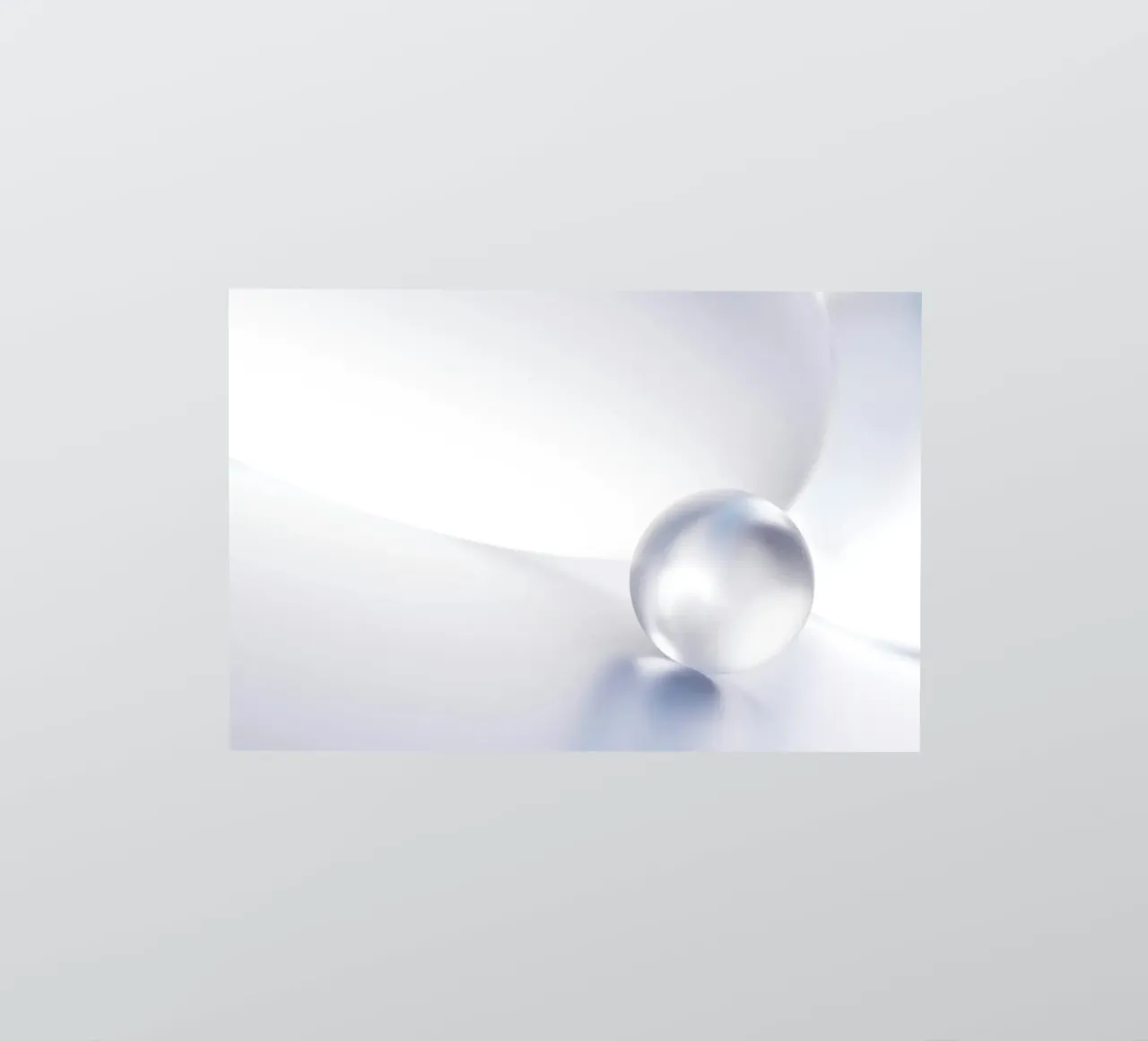 Sfera trasparente adesivo da lesuki