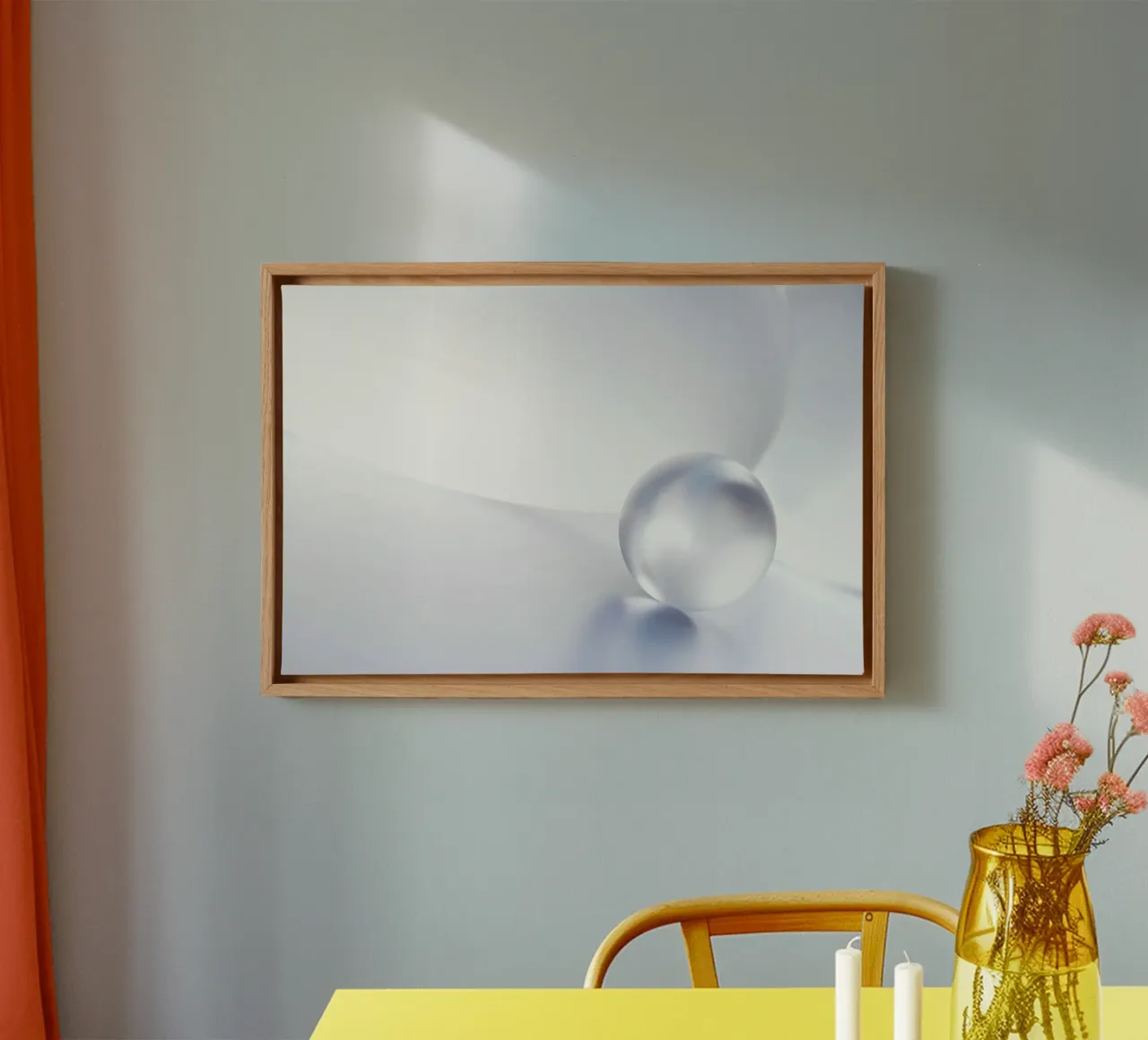 Sfera trasparente tela da lesuki