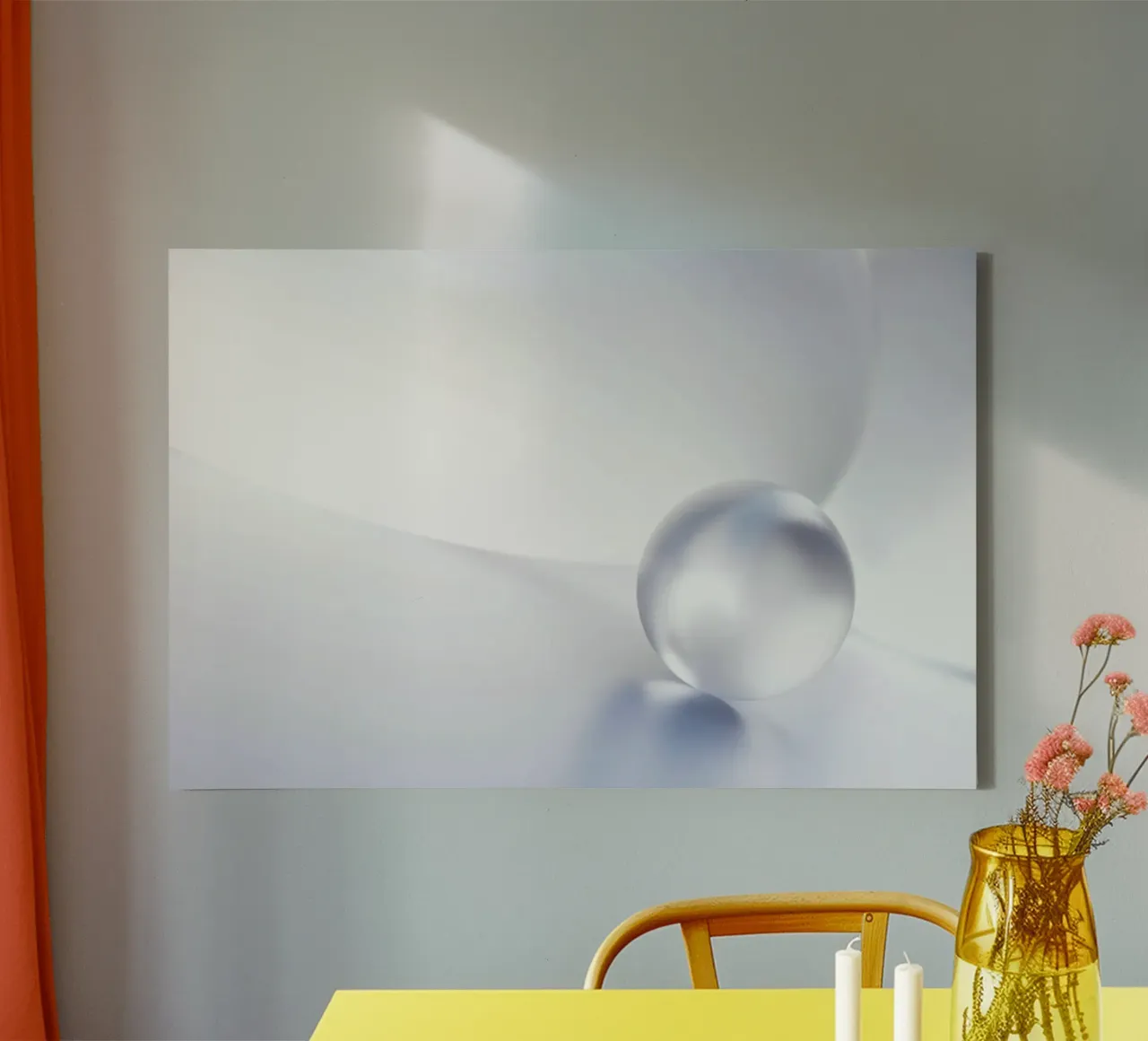 Sfera trasparente tela da lesuki