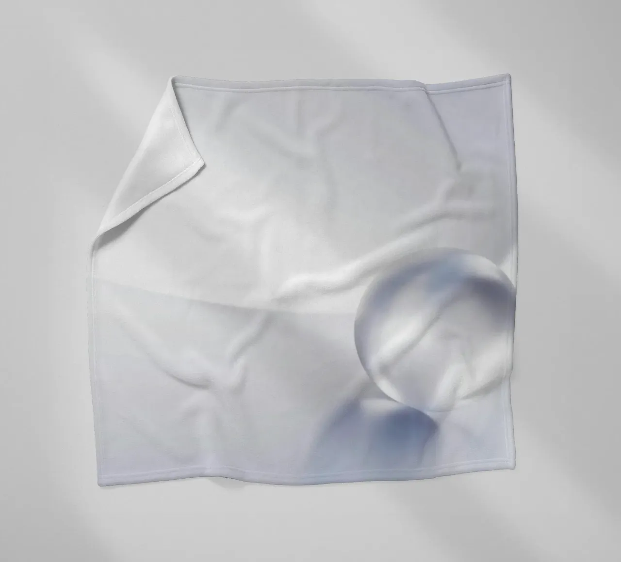 Transparent sphere fleece blanket by lesuki