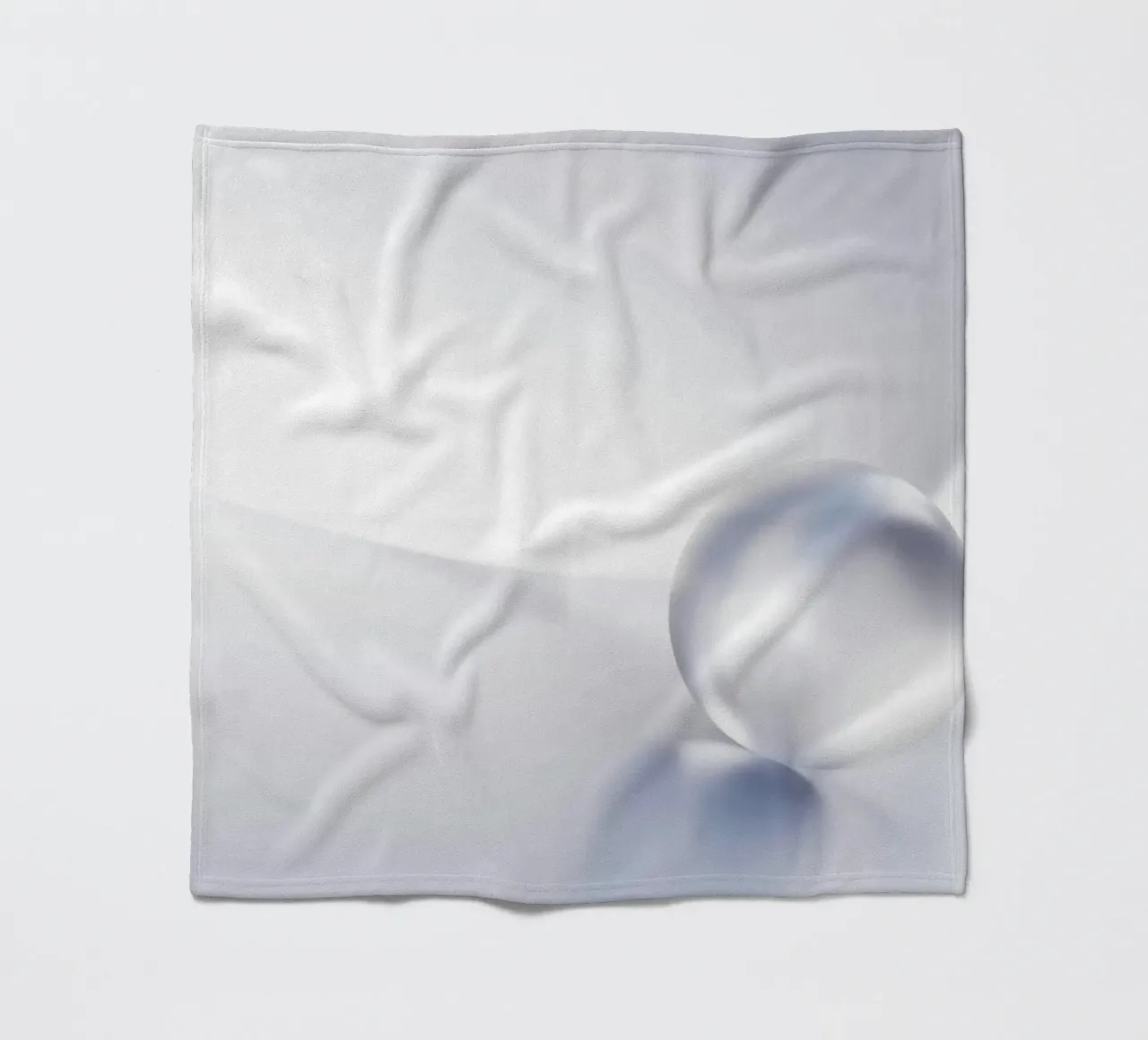 Transparent sphere fleece blanket by lesuki