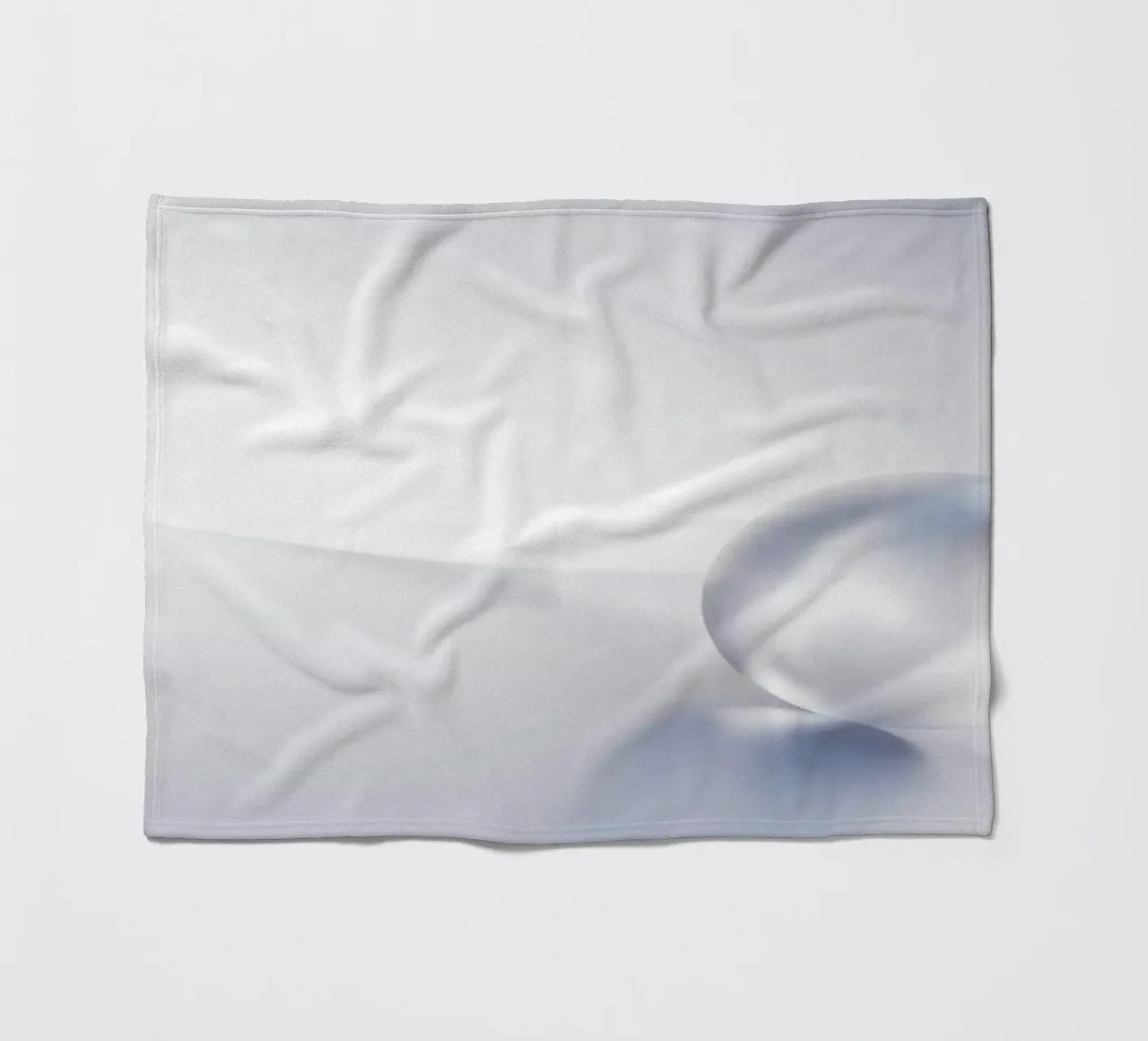 Transparent sphere fleece blanket by lesuki