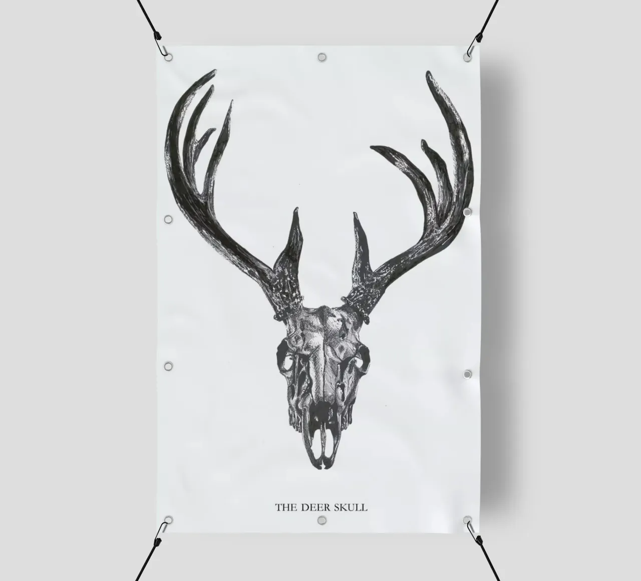 The Deer Skull telo in pvc da Mathilde Olsen