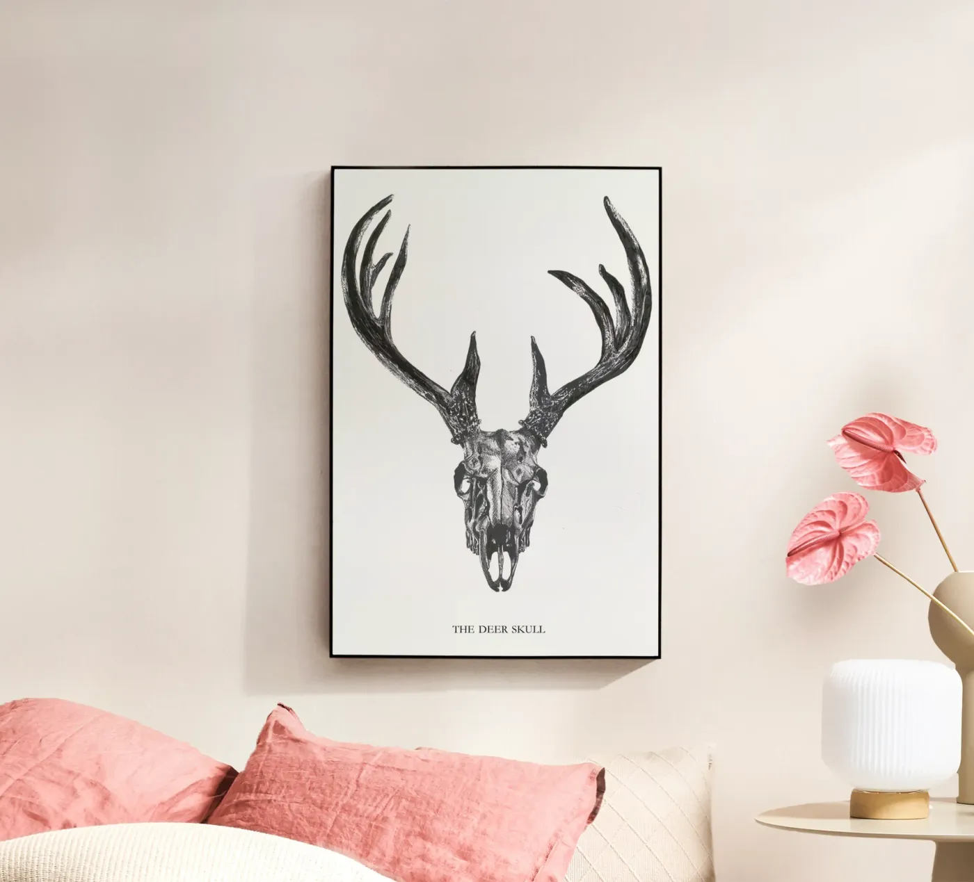 The Deer Skull acrylic glass by Mathilde Olsen
