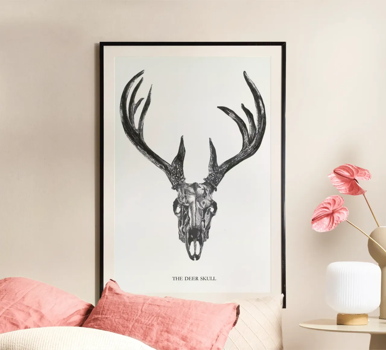 The Deer Skull poster by Mathilde Olsen