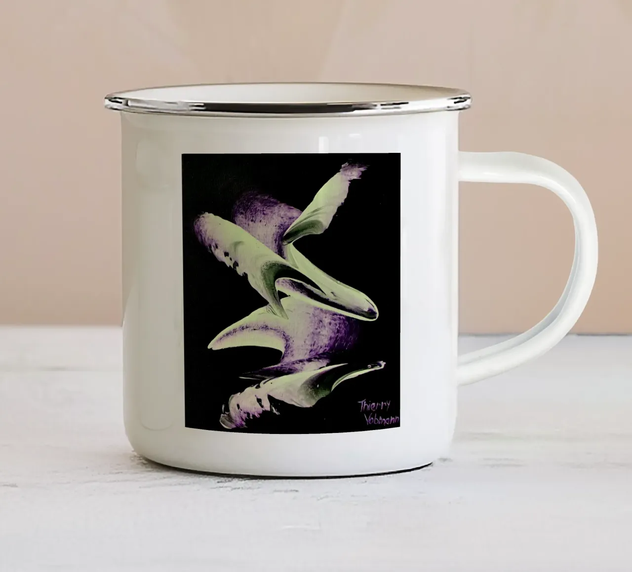 MINIATURE 11 invers. tazza in smalto da Little treasures for your home