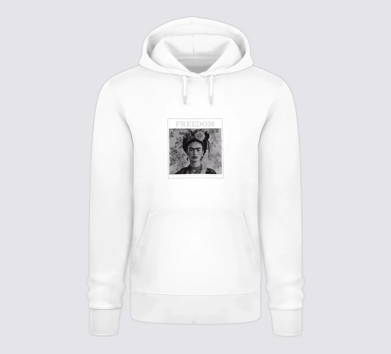 Frida Kahlo "Power in Every Stroke" felpa con cappuccio da Fantasias Florales