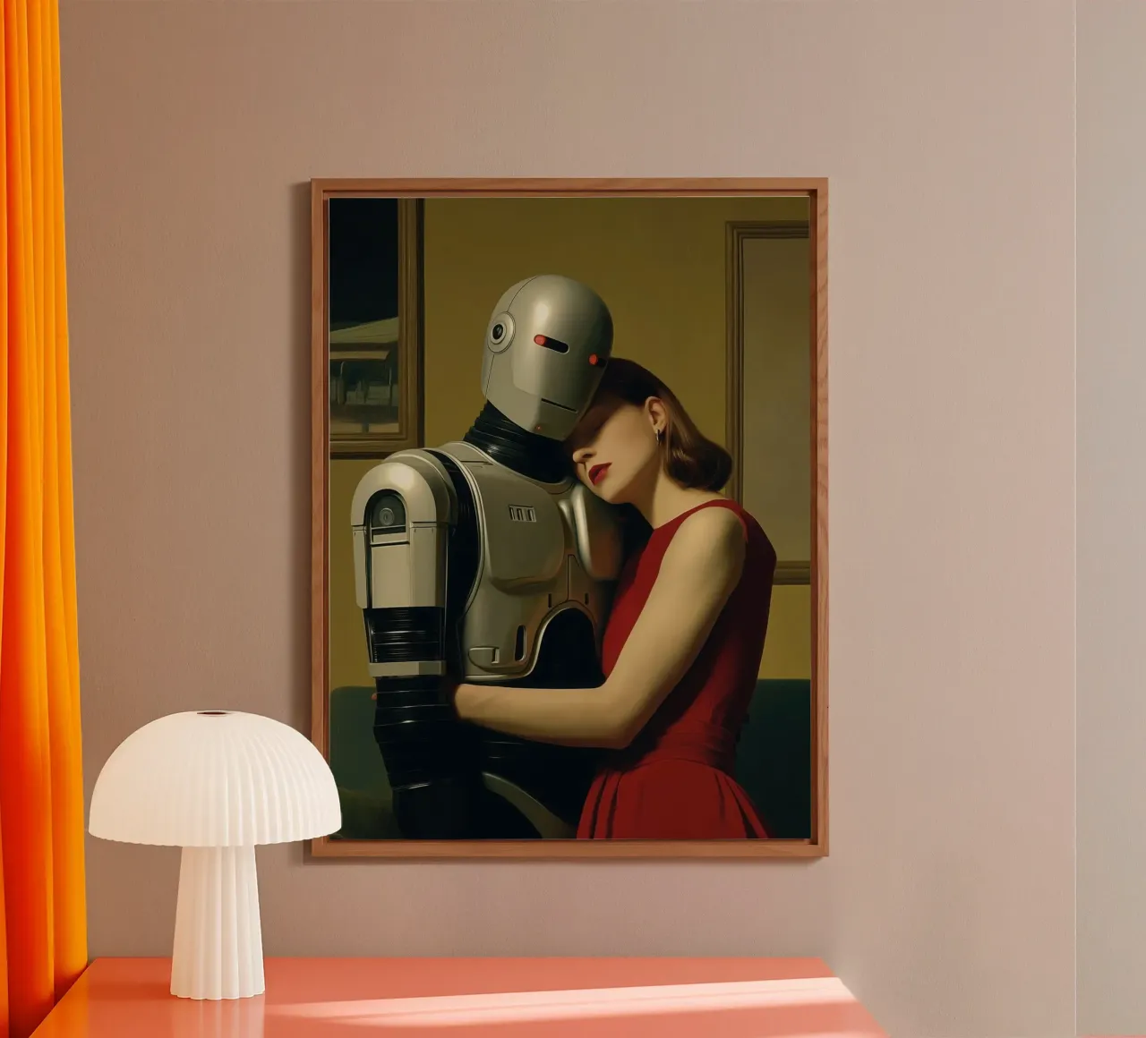 Machine Age | Edward Hopper incontra Fritz Lang alluminio dibond da Autofocus