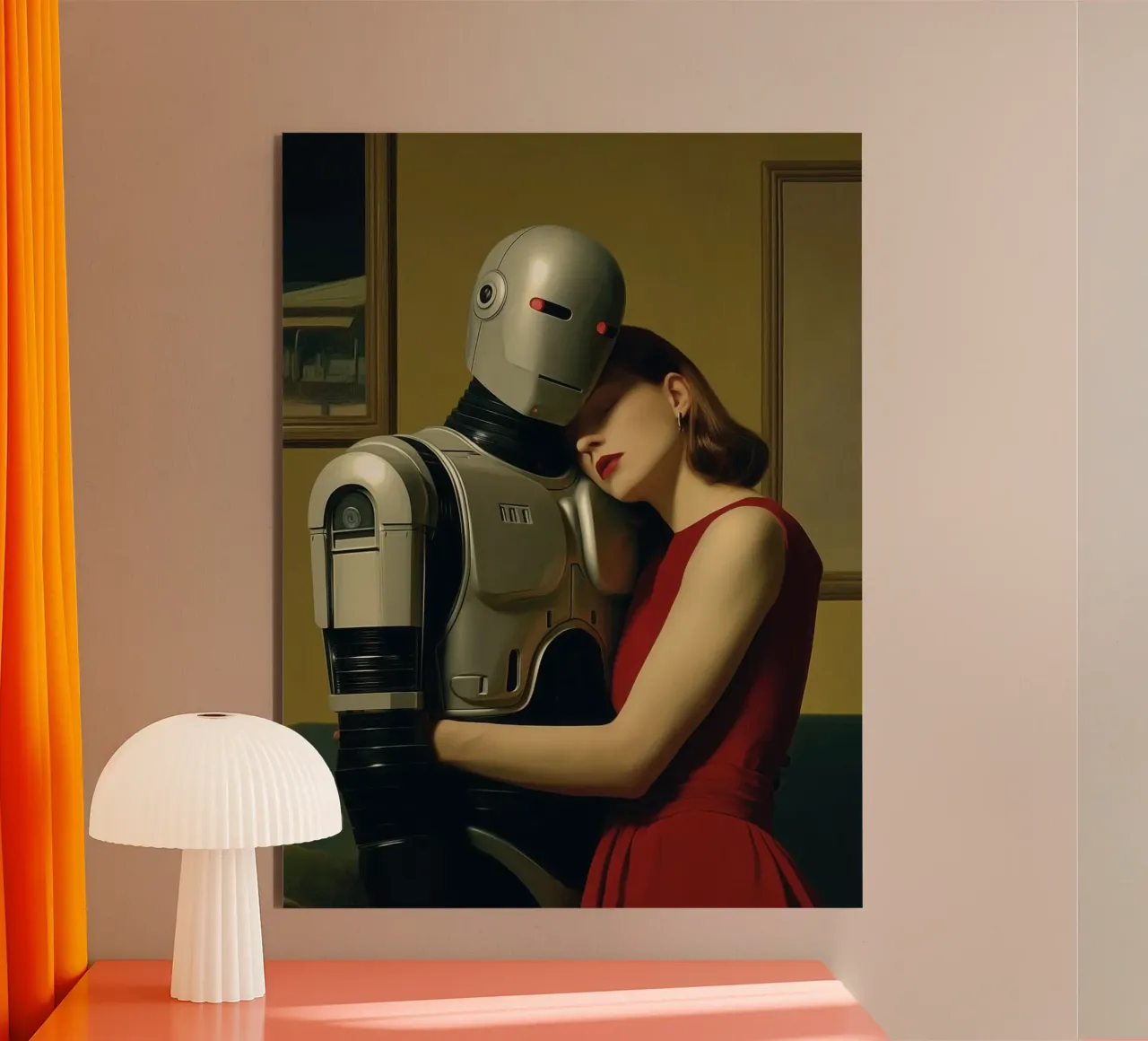 Machine Age | Edward Hopper incontra Fritz Lang alluminio dibond da Autofocus