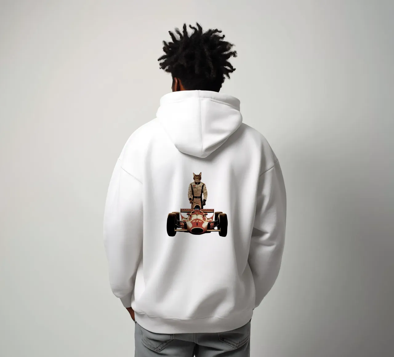 Chat de course felpa con cappuccio da dinem