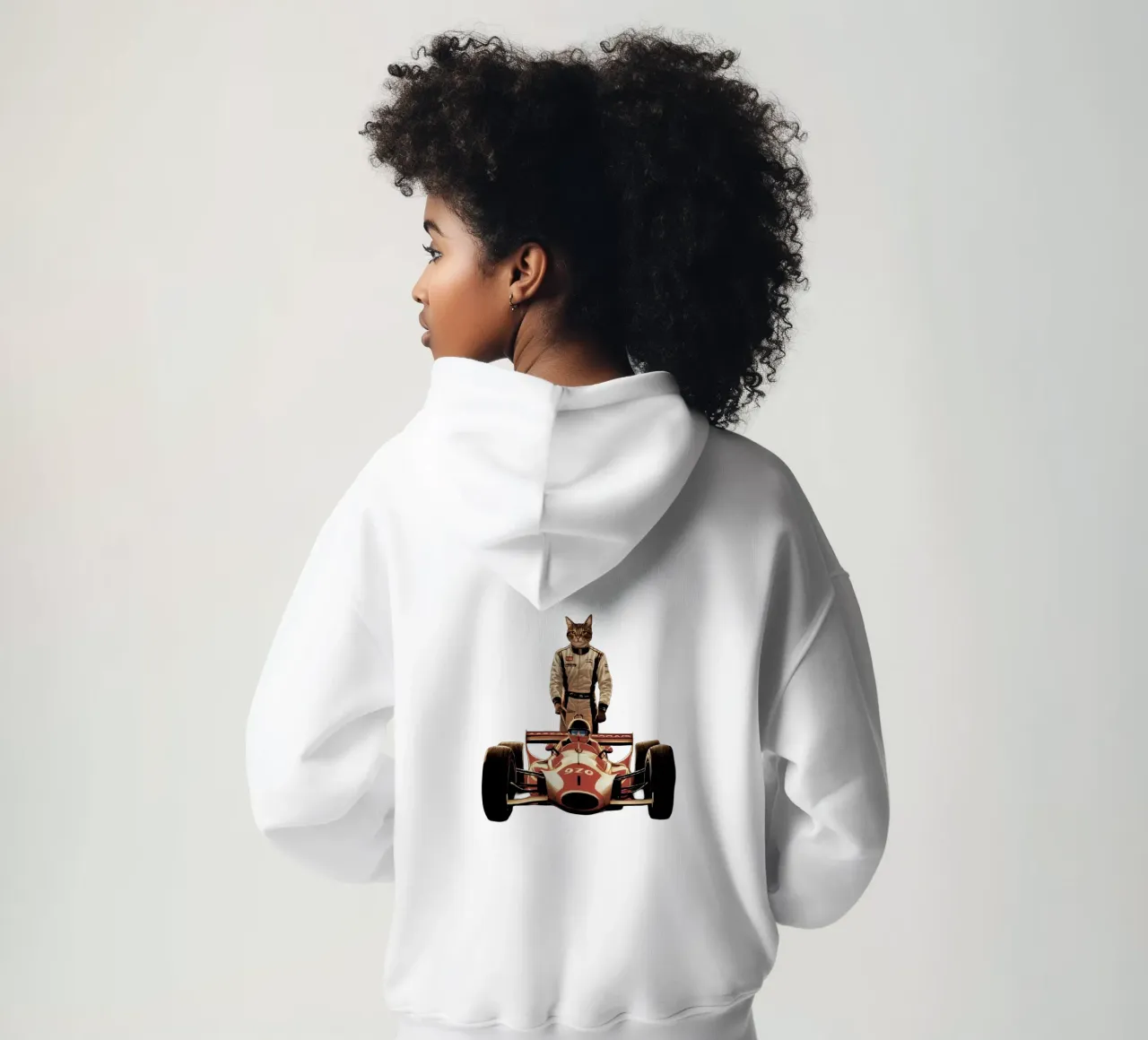 Chat de course felpa con cappuccio da dinem