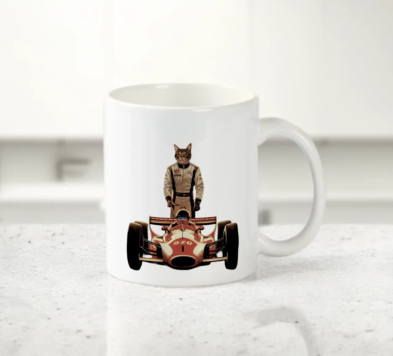 Chat de course tazza in ceramica da dinem