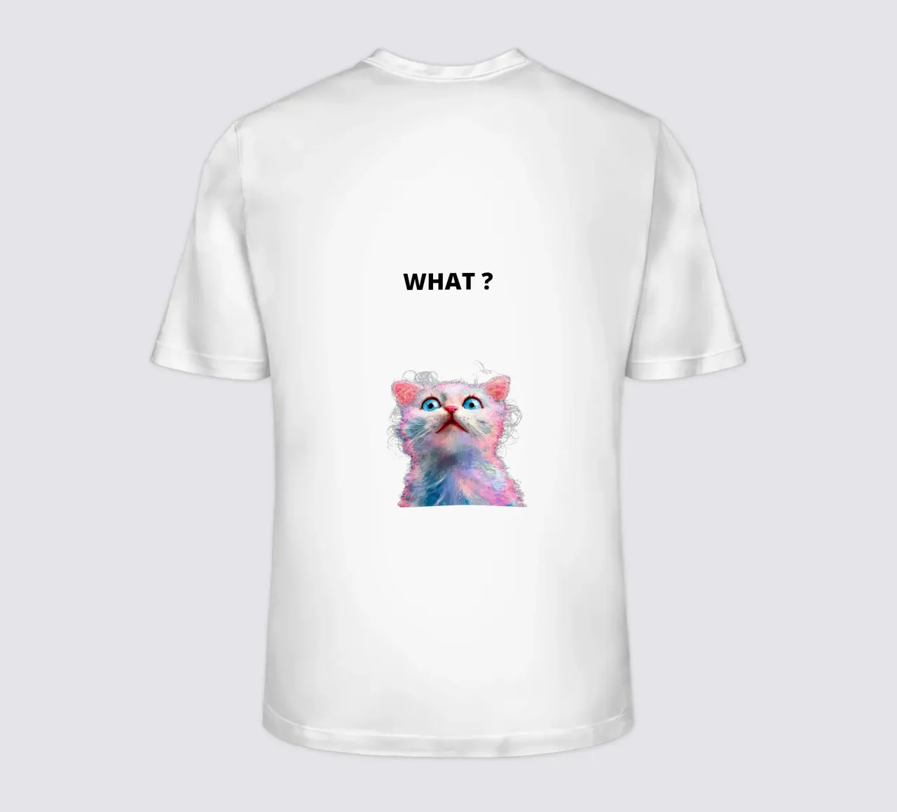 What ? with the cat t-shirt da dinem