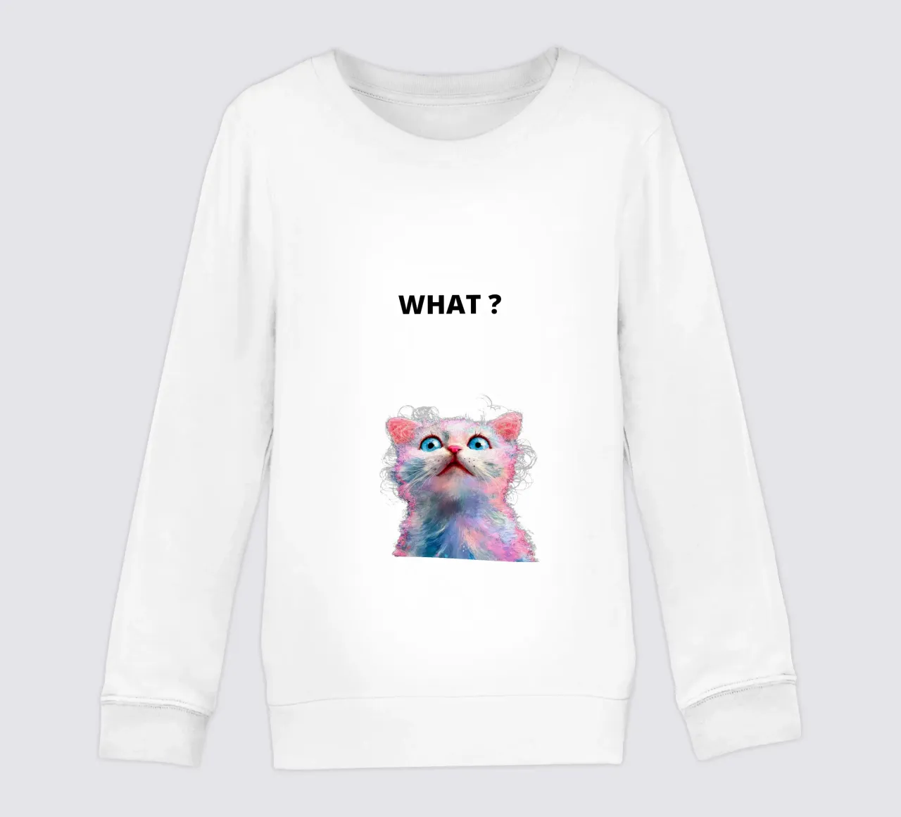 What ? with the cat felpa bambino da dinem