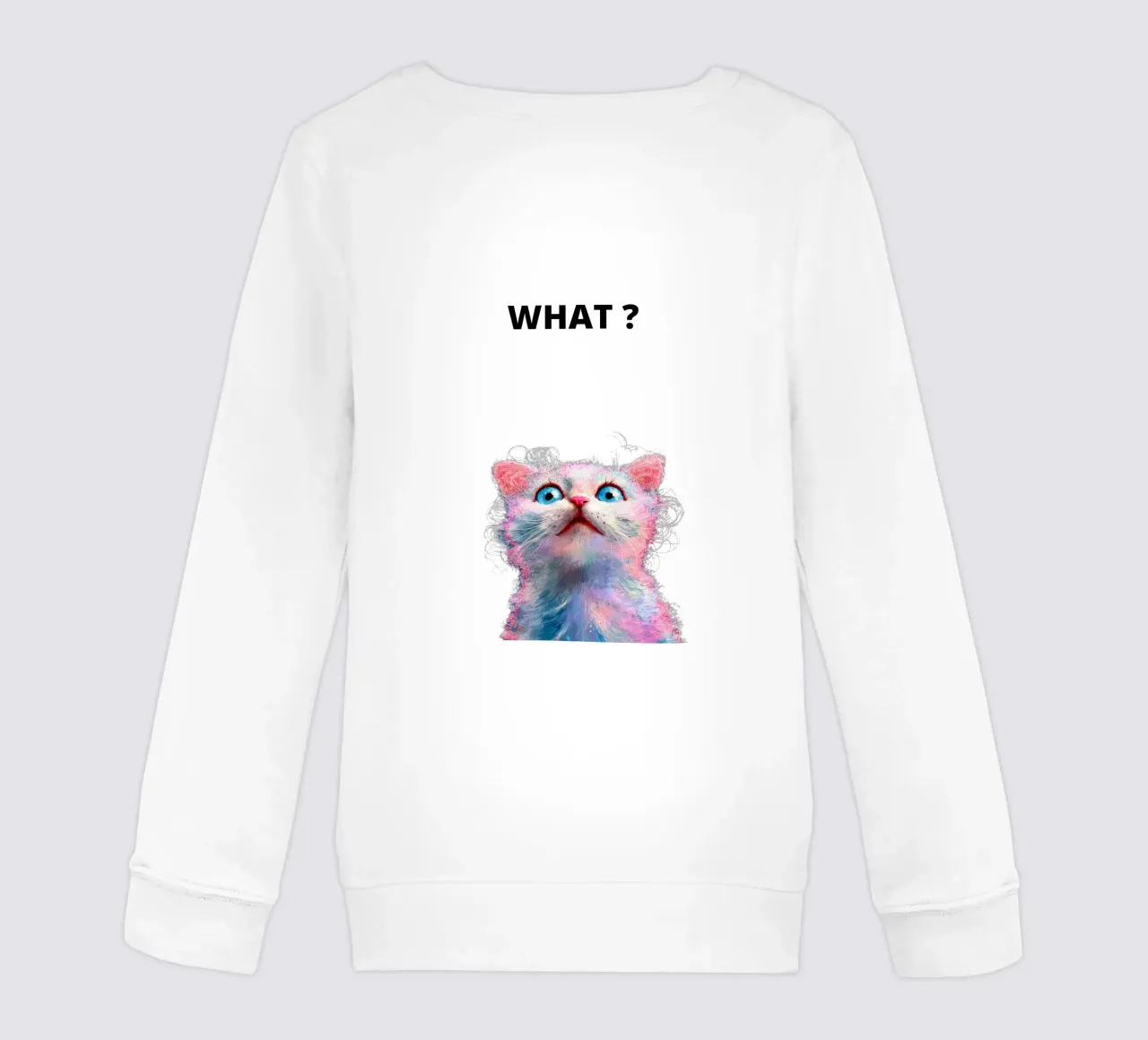 What ? with the cat felpa bambino da dinem