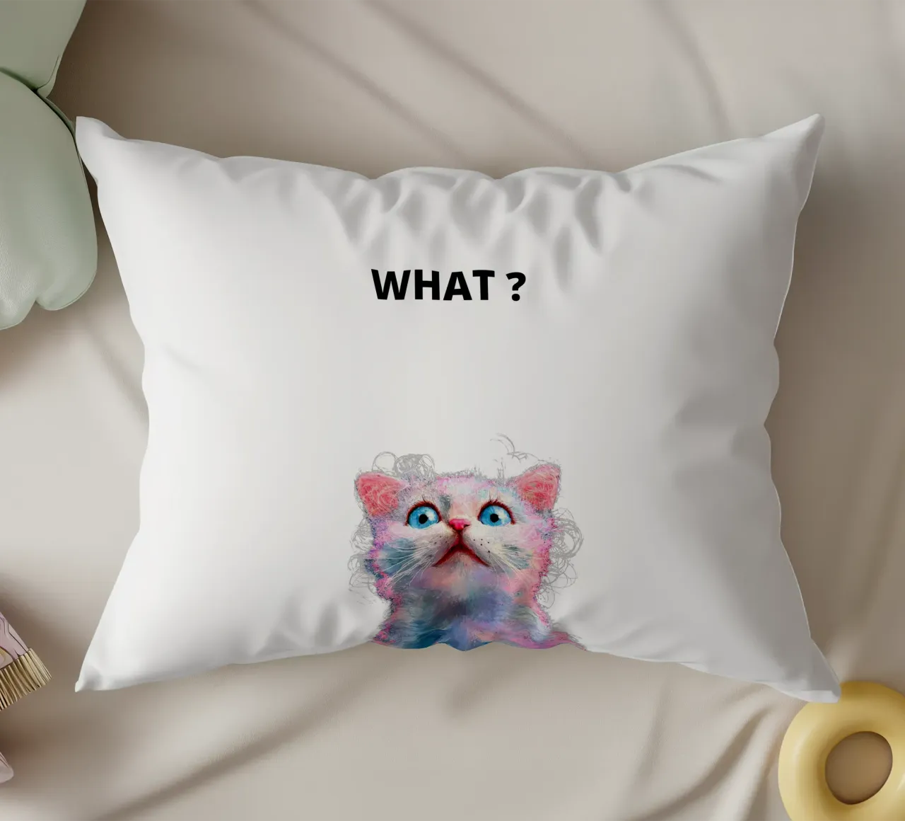 What ? with the cat cuscino da dinem