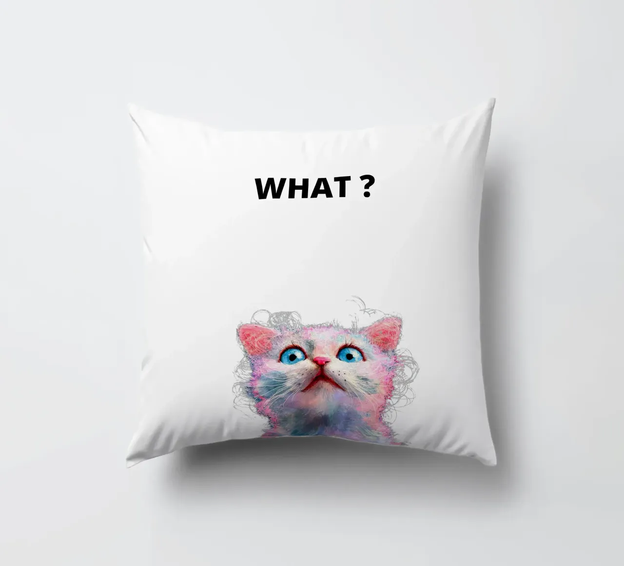 What ? with the cat cuscino da dinem