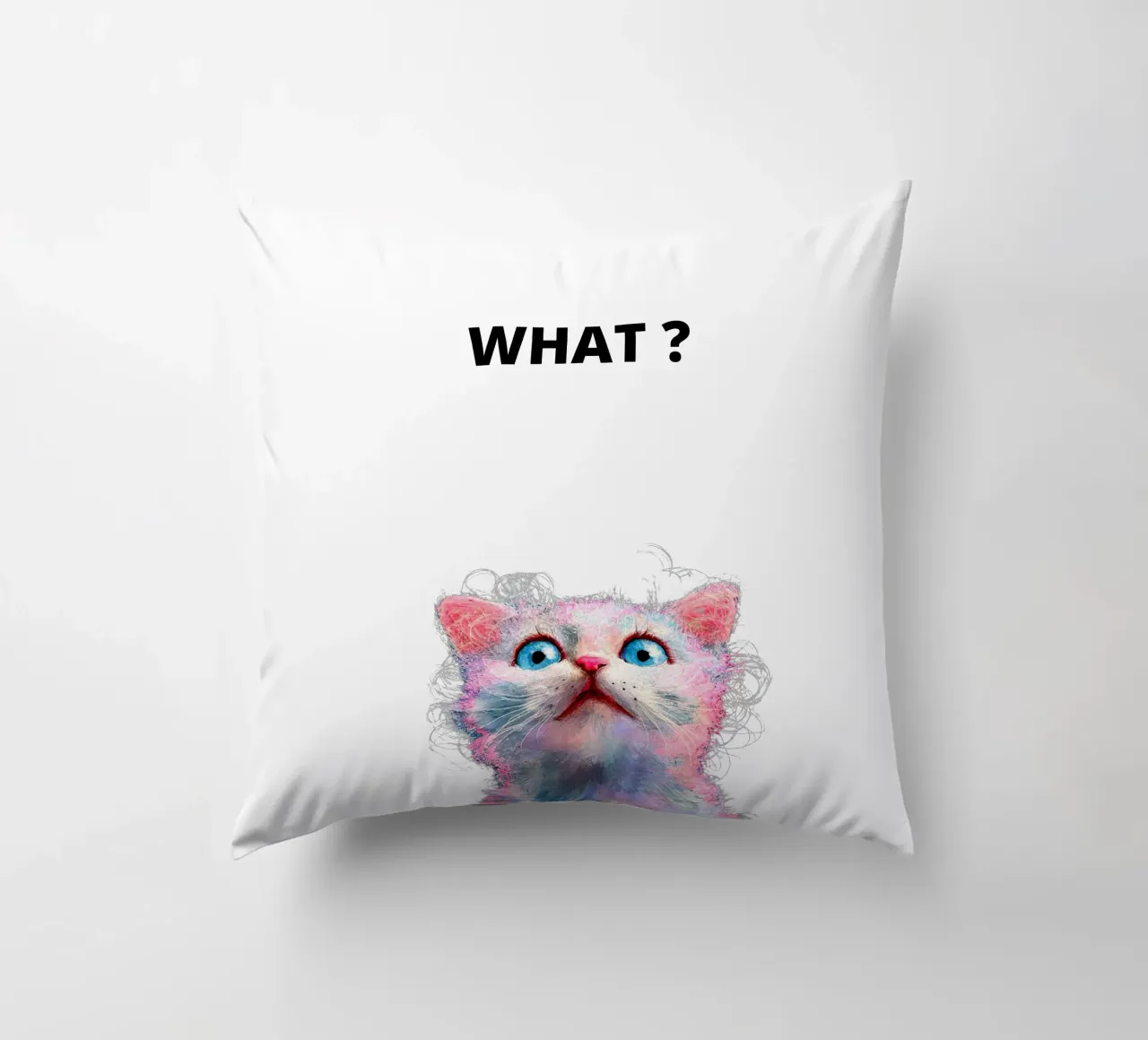 What ? with the cat cuscino da dinem