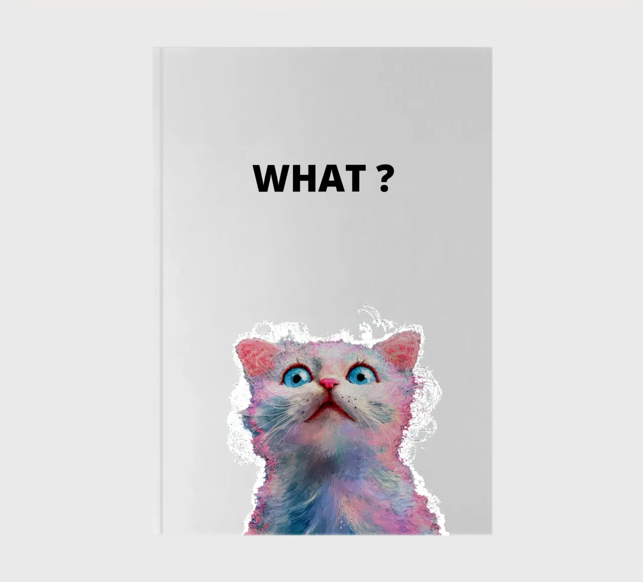 What ? with the cat notebook by dinem
