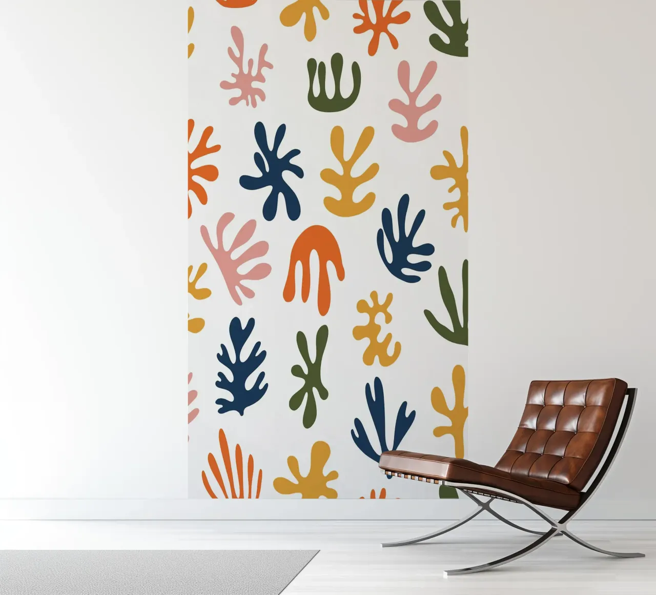 Abstract Algae fotobehang van Leahprint