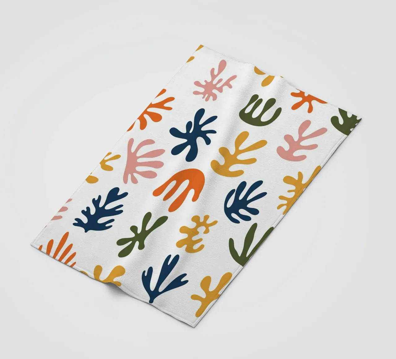 Alghe astratte coperta in pile da Leahprint