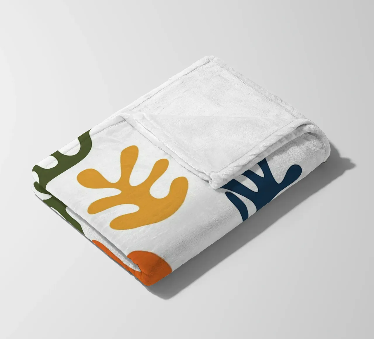 Alghe astratte coperta in pile da Leahprint