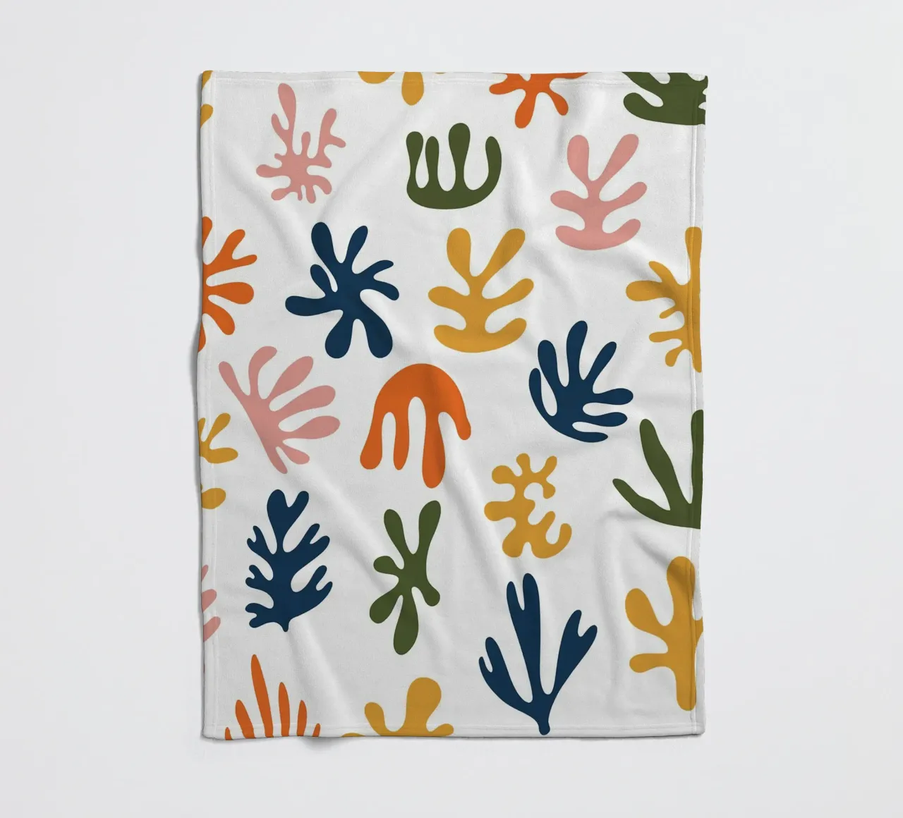 Alghe astratte coperta in pile da Leahprint