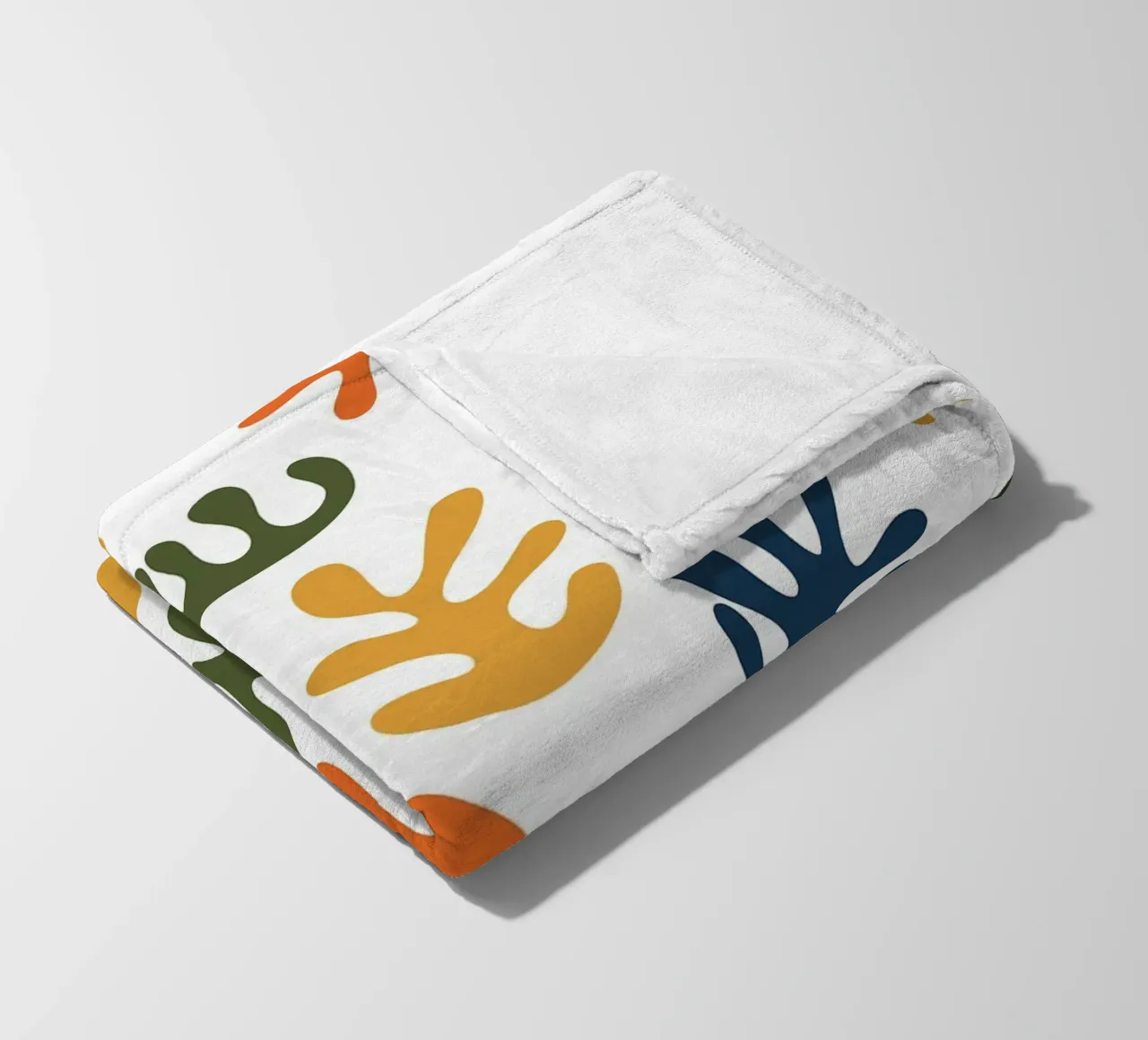 Alghe astratte coperta in pile da Leahprint