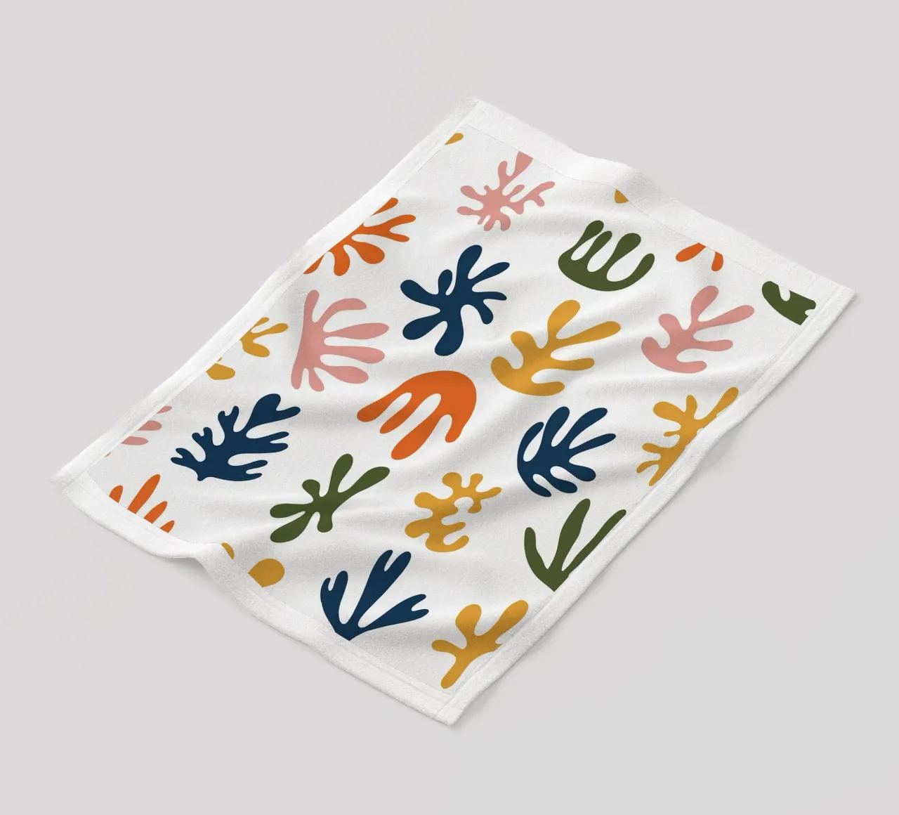 Alghe astratte coperta in pile da Leahprint