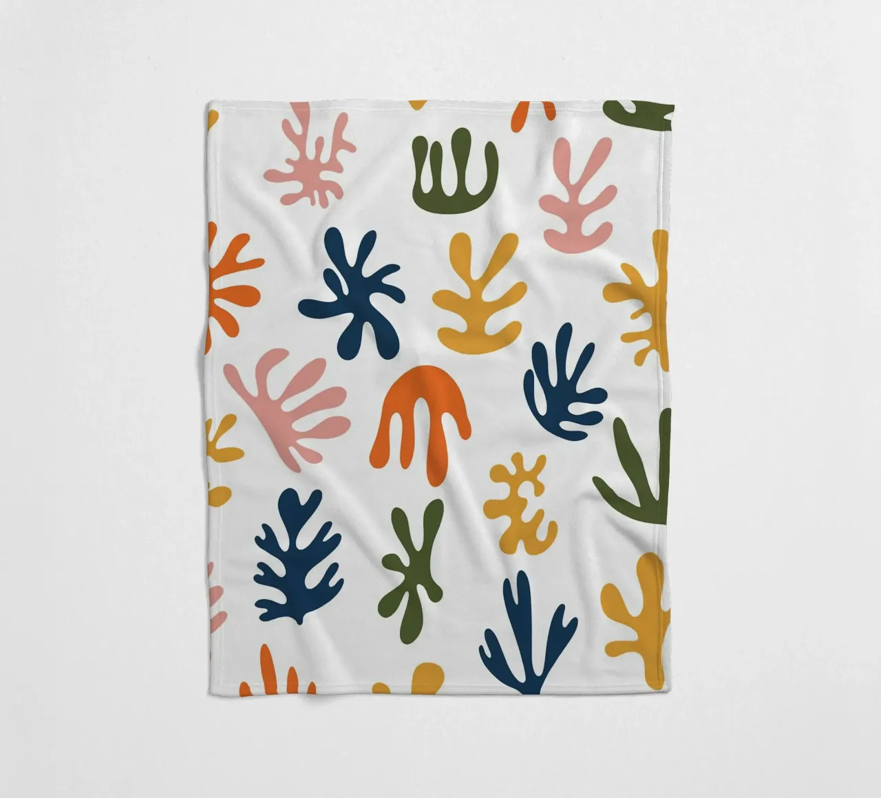 Alghe astratte coperta in pile da Leahprint