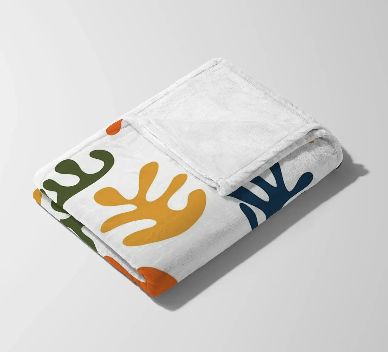 Alghe astratte coperta in pile da Leahprint