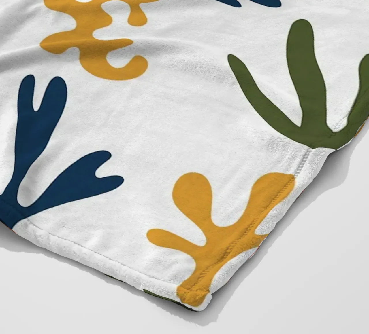 Alghe astratte coperta in pile da Leahprint