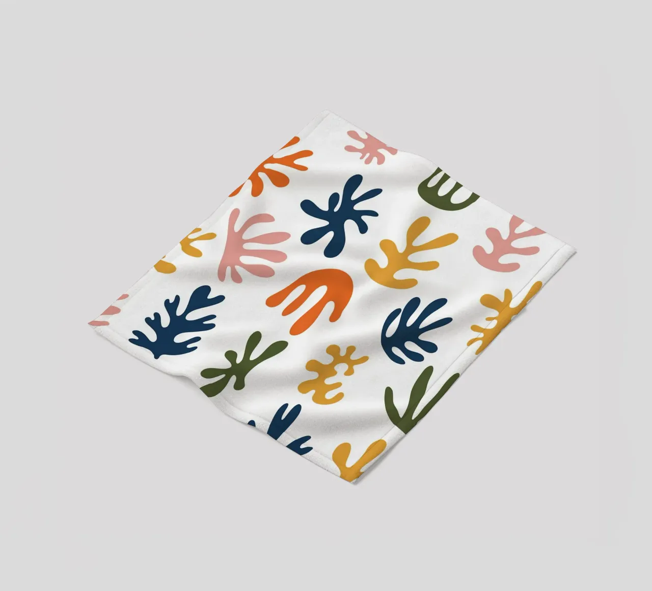 Alghe astratte coperta in pile da Leahprint