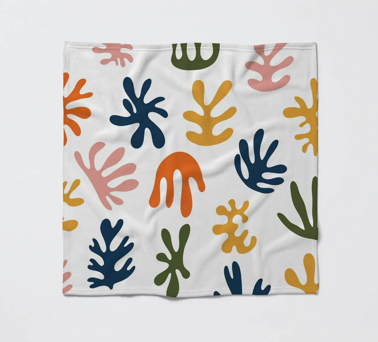 Alghe astratte coperta in pile da Leahprint