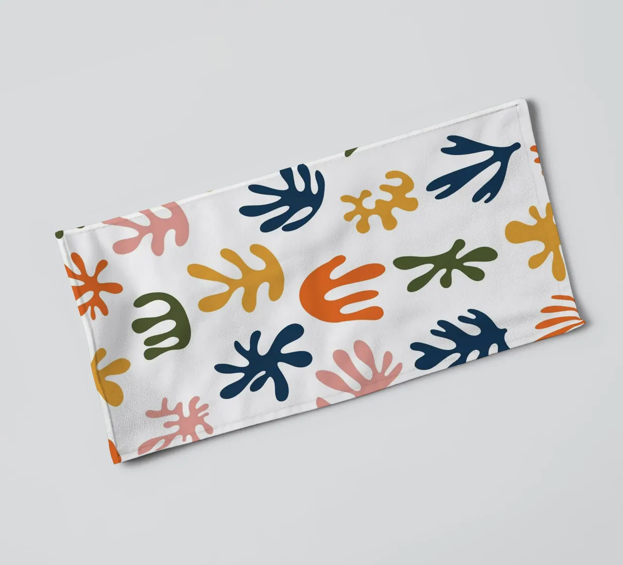 Alghe astratte asciugamano da bagno da Leahprint