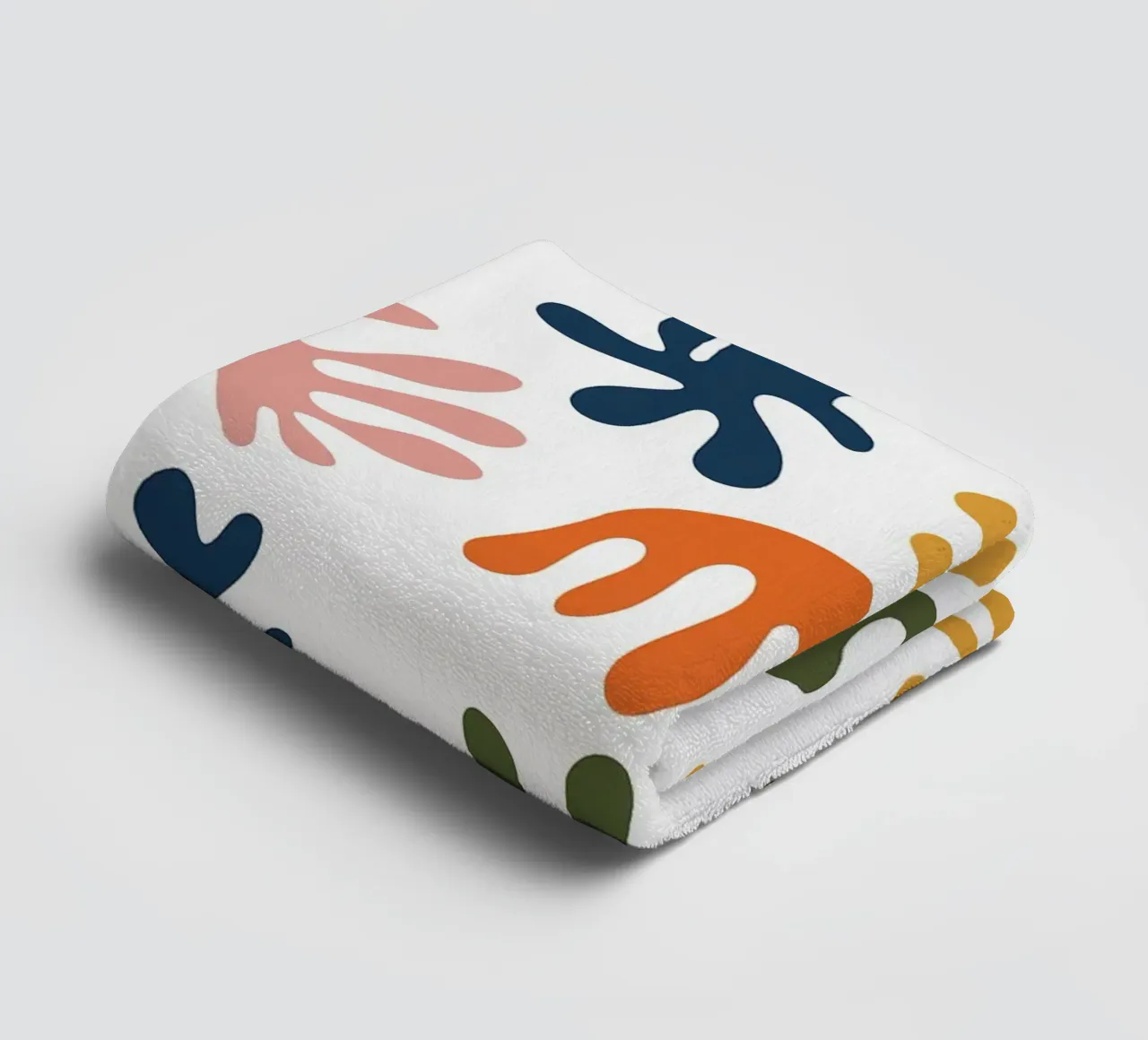 Alghe astratte asciugamano da bagno da Leahprint