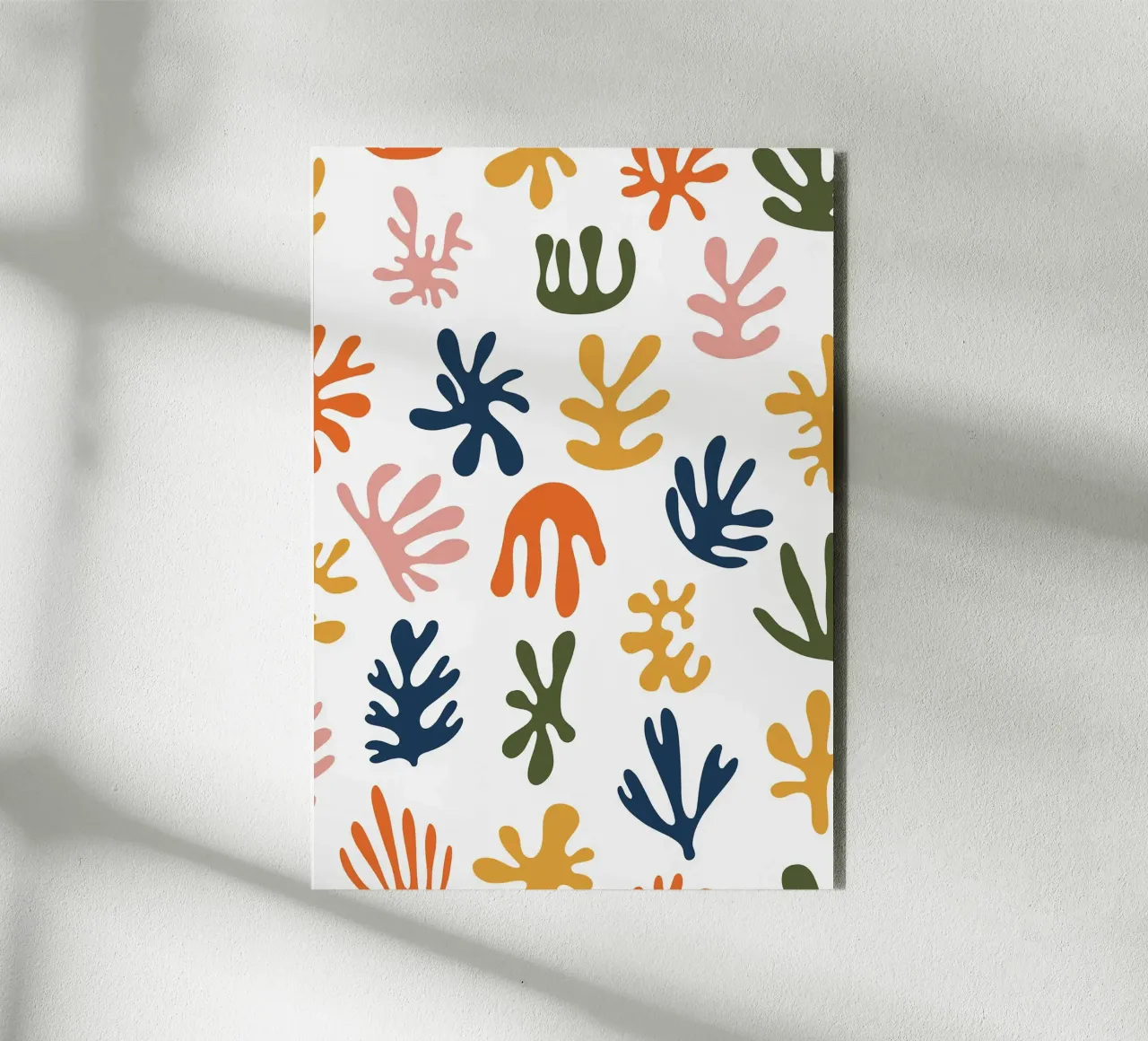 Alghe astratte alluminio dibond da Leahprint