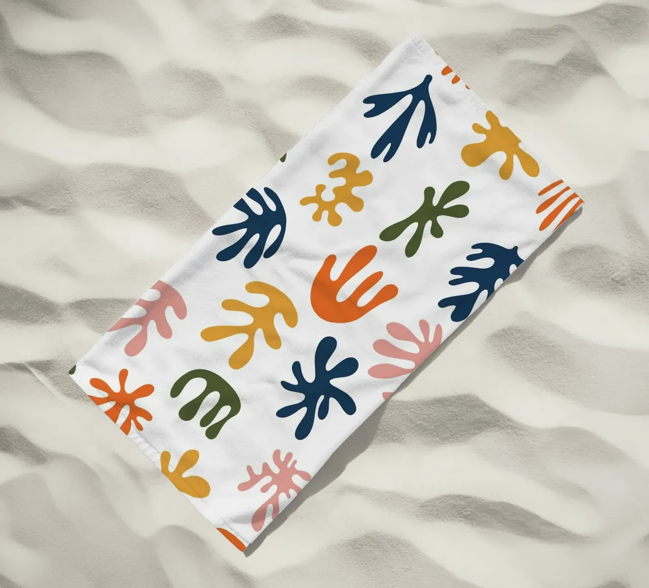 Alghe astratte telo mare da Leahprint