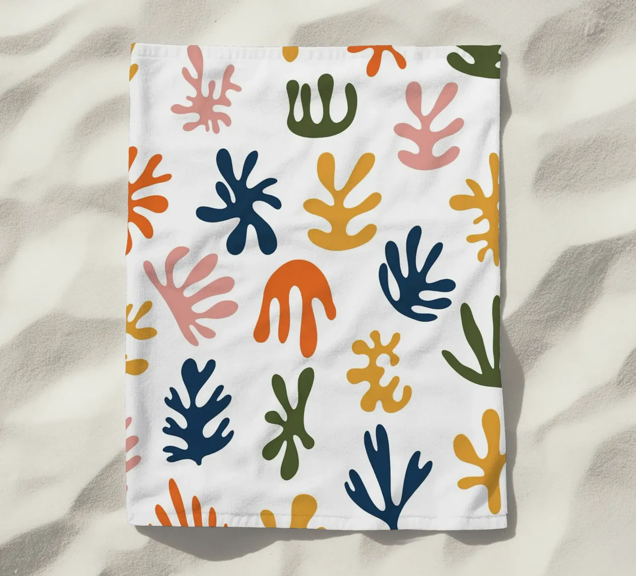 Alghe astratte telo mare da Leahprint