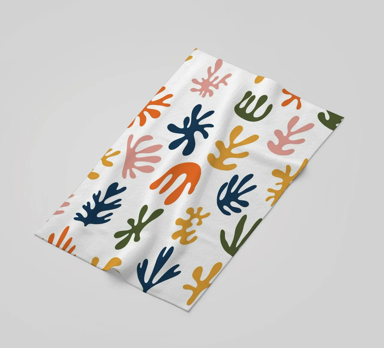 Alghe astratte telo mare da Leahprint