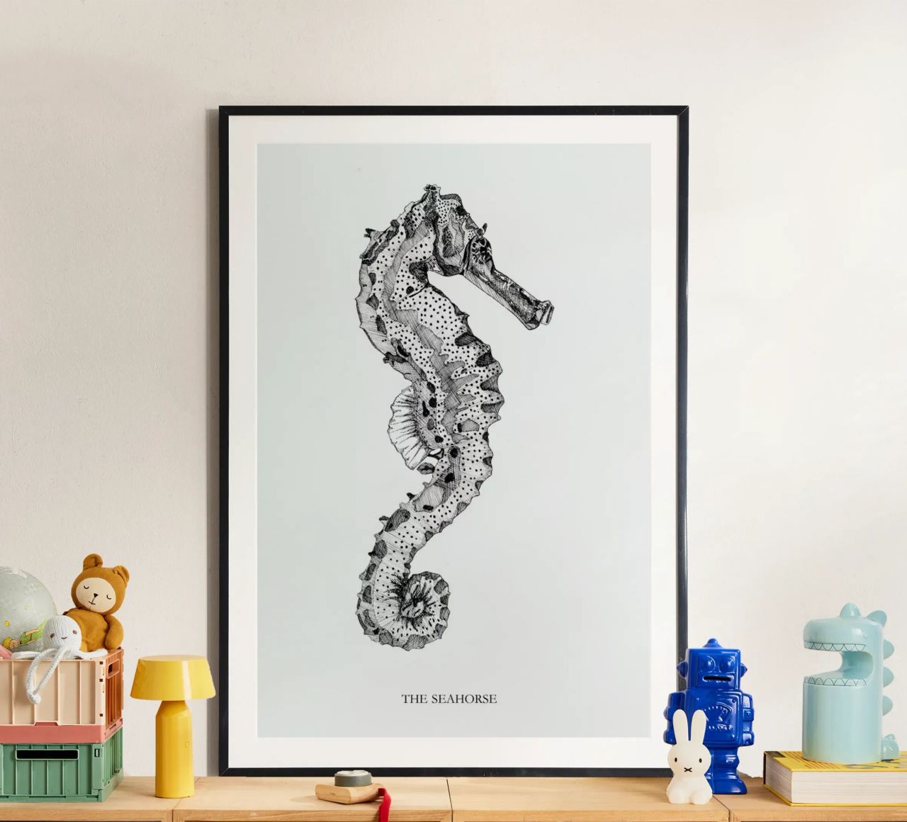 The Seahorse poster by Mathilde Olsen
