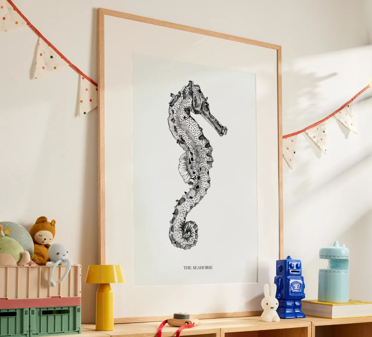 The Seahorse poster by Mathilde Olsen