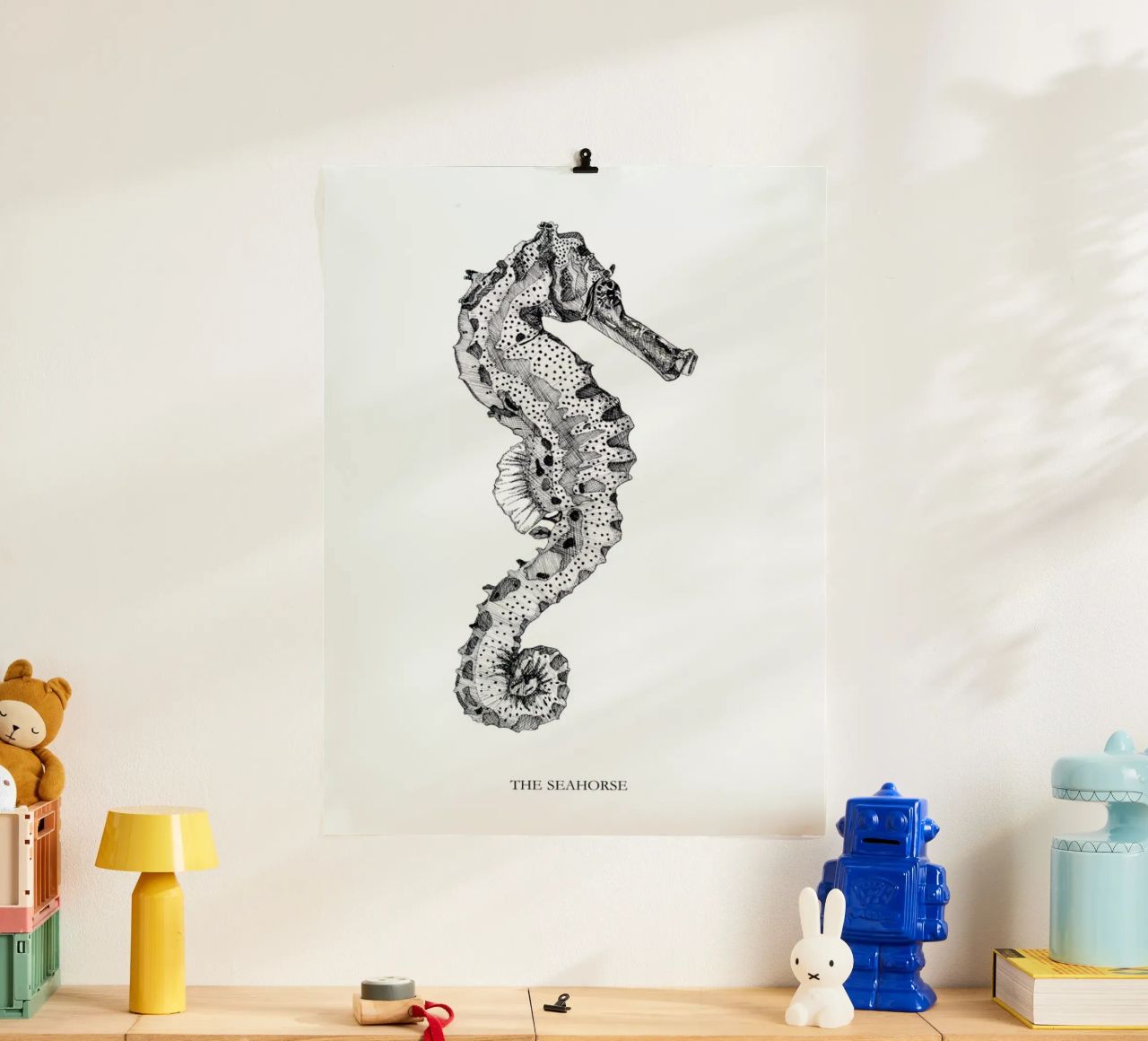 The Seahorse poster by Mathilde Olsen